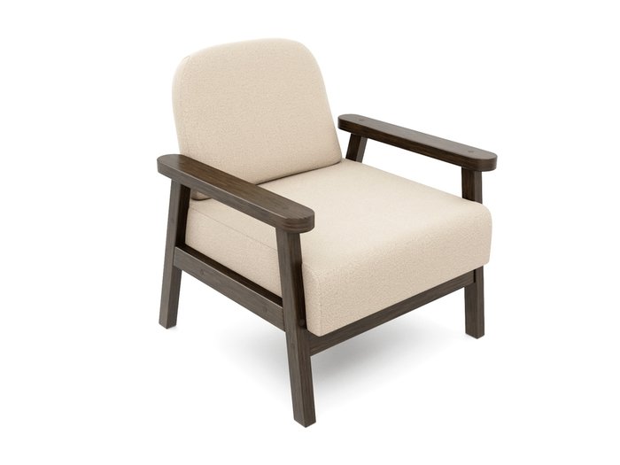 Кресло Флори бежевого цвета - лучшие Интерьерные кресла в INMYROOM