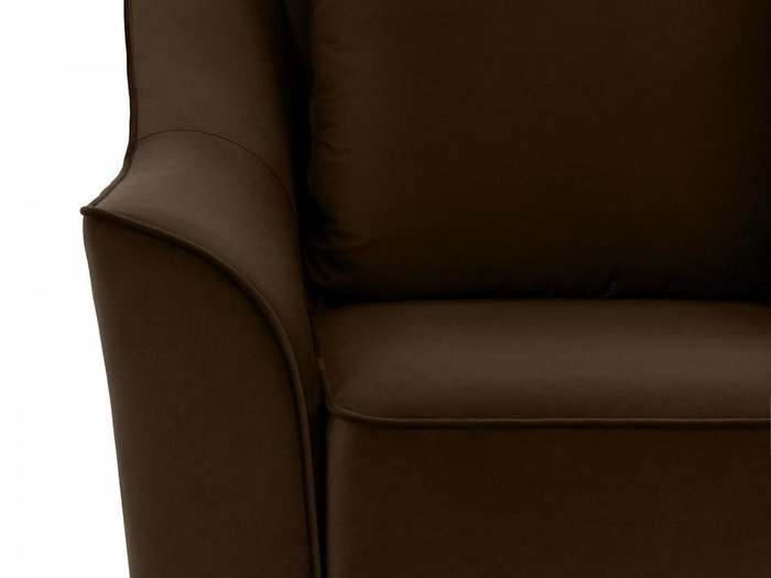Кресло Vermont темно-коричневого цвета  - лучшие Интерьерные кресла в INMYROOM