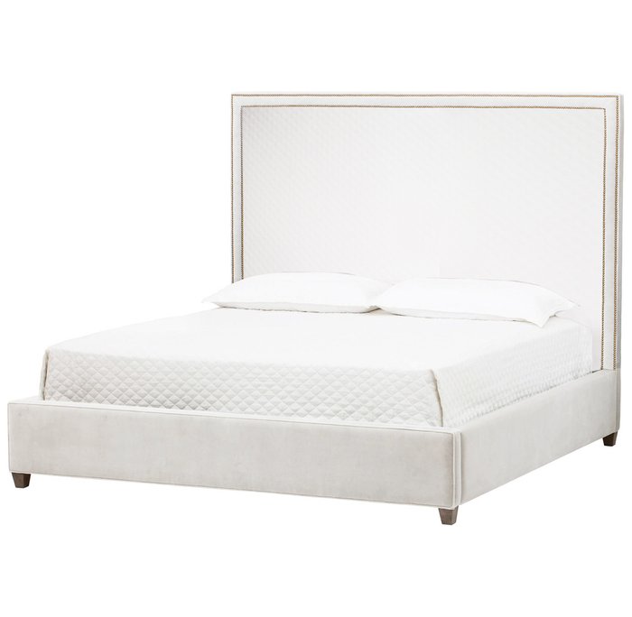Кровать DakotaD белого цвета 160х200  