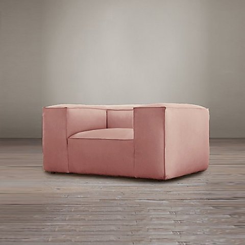 Кресло Салмон розового цвета - купить Интерьерные кресла по цене 199500.0