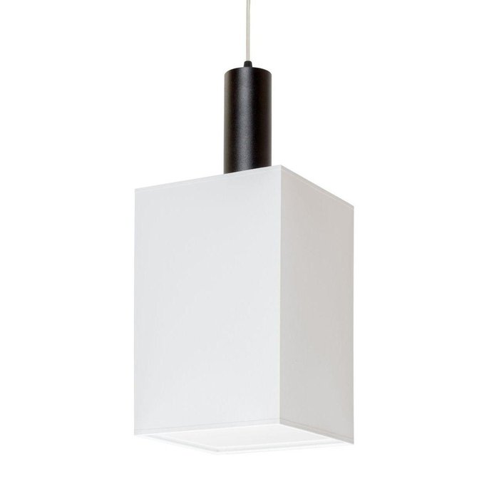 Подвесной светильник Box с абажуром белого цвета  - купить Подвесные светильники по цене 3564.0
