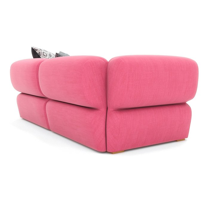 Диван двухместный Fly розового цвета - лучшие Прямые диваны в INMYROOM
