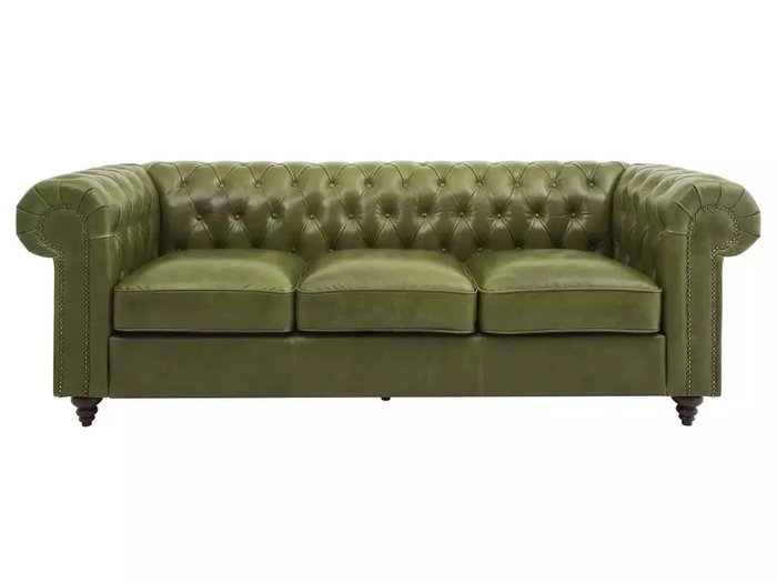 Диван Chester Classic зеленого цвета Диван Chester Classic зеленого цвета