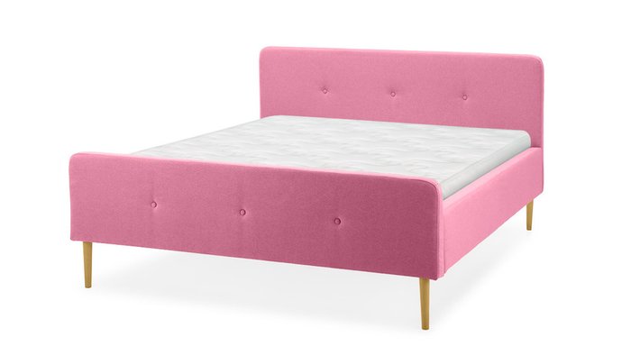 Кровать Левита 180х200 розового цвета  - лучшие Кровати для спальни в INMYROOM