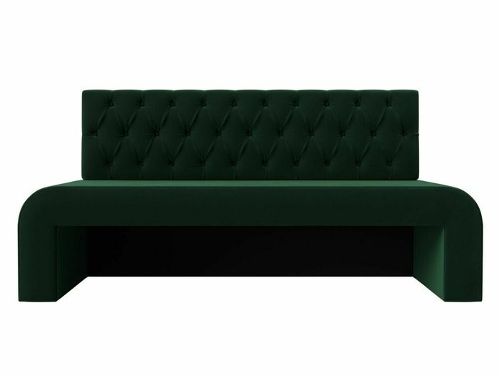 Прямой диван Кармен Люкс зеленого цвета - купить Прямые диваны по цене 27999.0