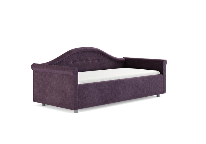 Кровать Maria 90х200 фиолетового цвета без основания и подъемного механизма
