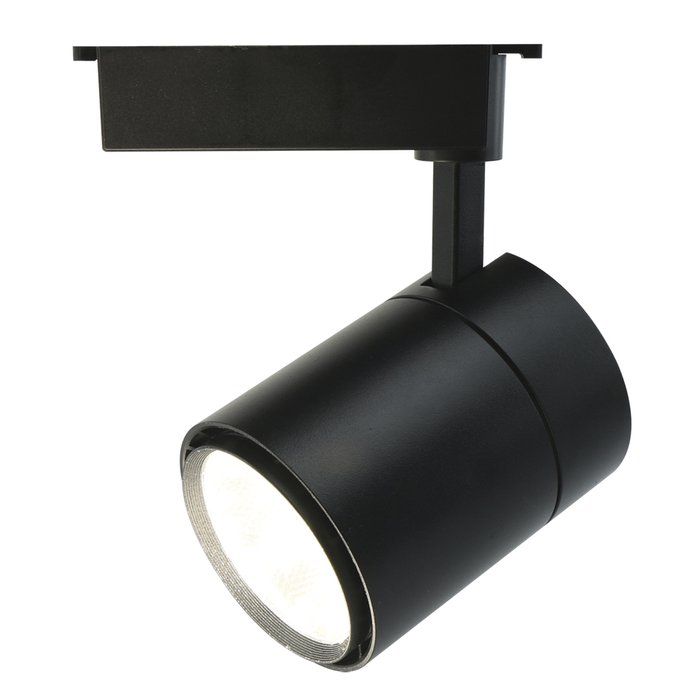 Трековый светодиодный светильник Attento черного цвета