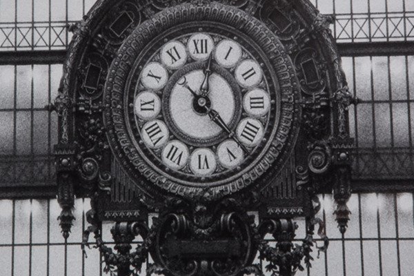 Постер с паспарту в раме "Paris Clock" - купить Принты по цене 8054