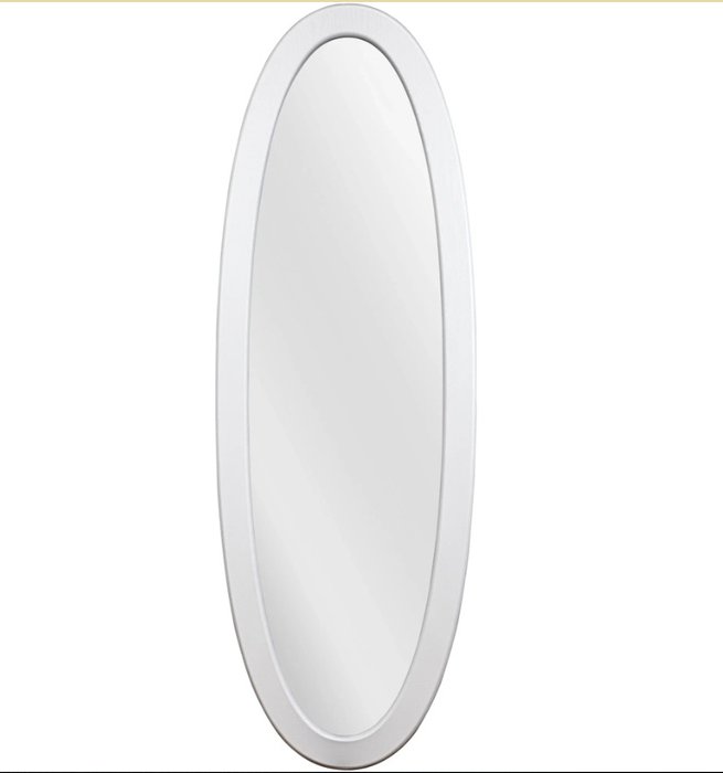 Зеркало настенное Лисмор в раме белого цвета
