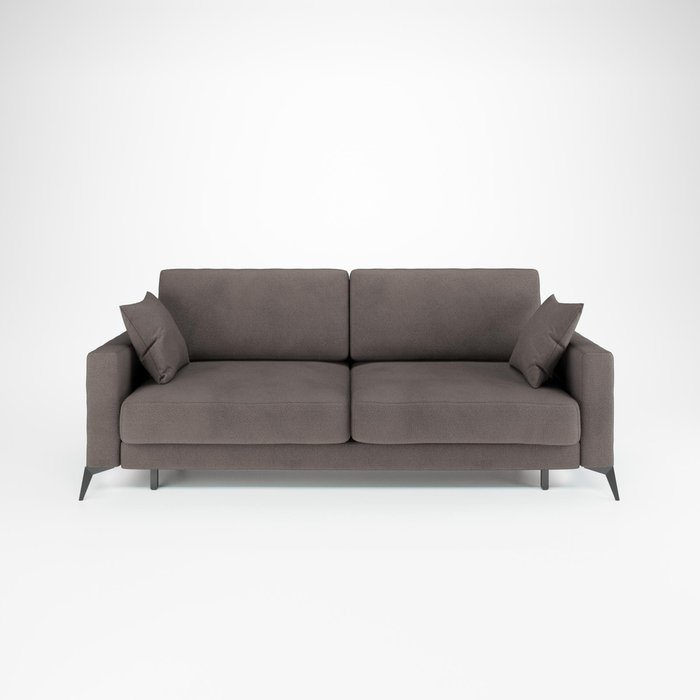Диван-кровать Наоми серого цвета - купить Прямые диваны по цене 74349.0