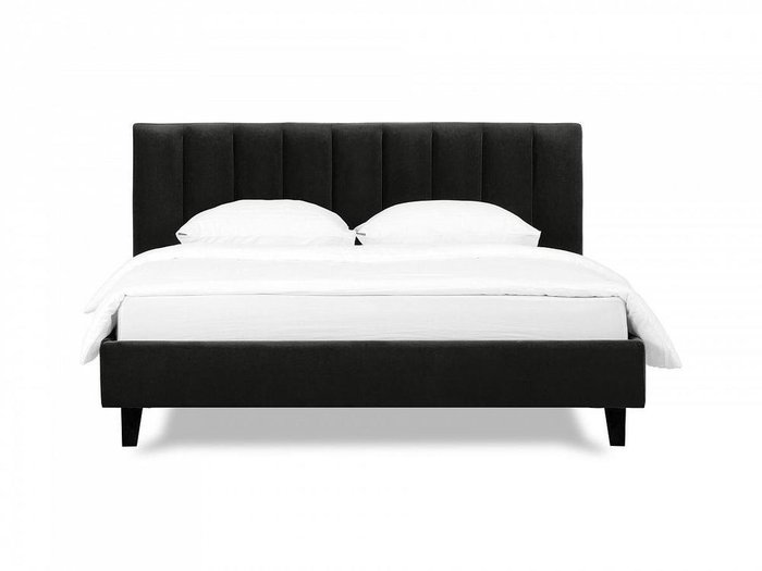 Кровать Queen II Sofia L 160х200 черного цвета  - купить Кровати для спальни по цене 63720.0