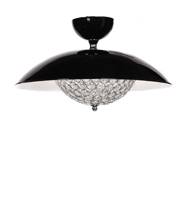 Потолочный светильник Mezzaluna черного цвета - лучшие Потолочные светильники в INMYROOM