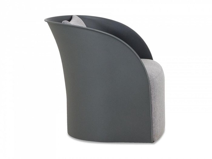 Кресло Bonjorno серого цвета - лучшие Интерьерные кресла в INMYROOM