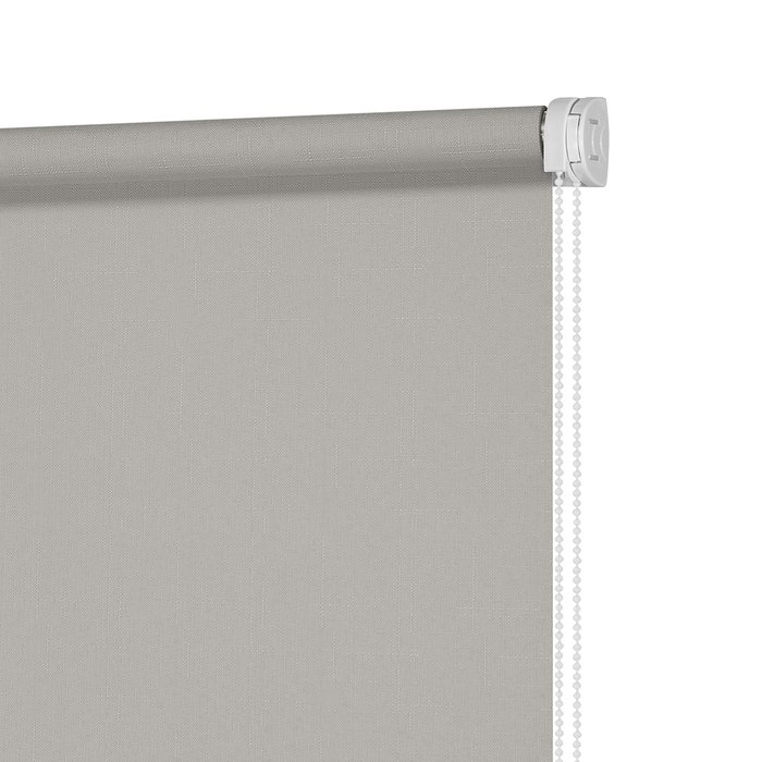 Рулонная штора Миниролл Апилера серого цвета 70x160