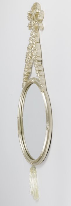 Зеркало настенное серебристого цвета - купить Настенные зеркала по цене 4471.0