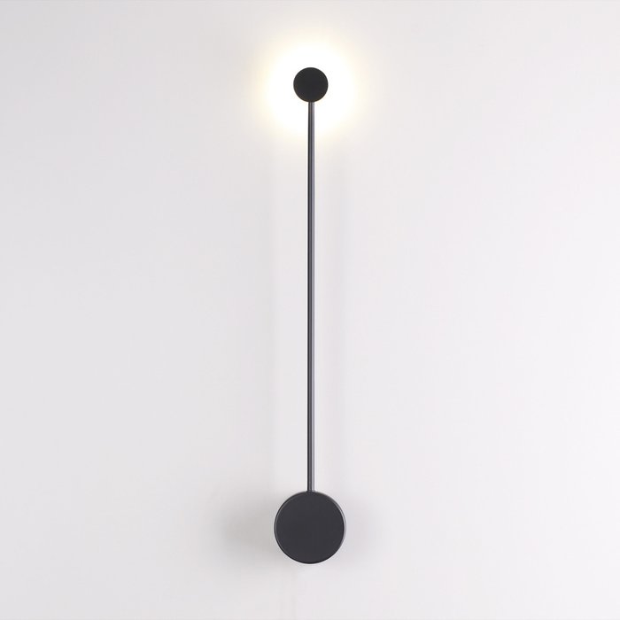 Настенный светодиодный светильник Satellite черного цвета