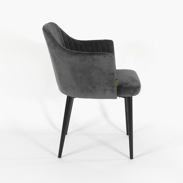 Стул Brooklyn темно-серого цвета  - лучшие Обеденные стулья в INMYROOM