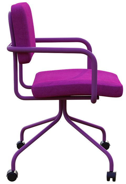 Стул офисный Весна малинового цвета - купить Офисные кресла по цене 16914.0
