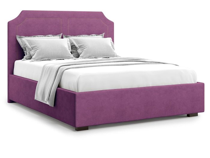 Кровать с подъемным механизмом Lago 140х200 фиолетового цвета