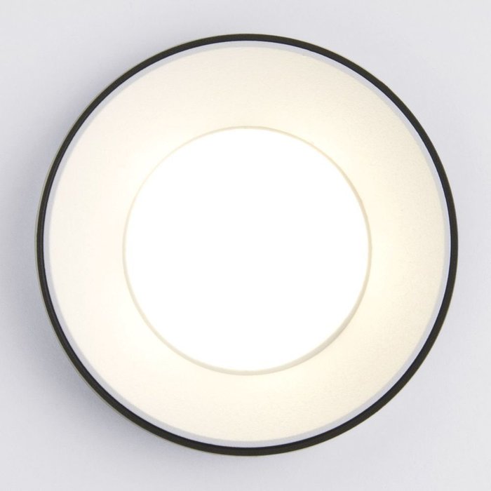 Встраиваемый точечный светильник 112 MR16 белый/черный Discus - купить Встраиваемые споты по цене 1020.0