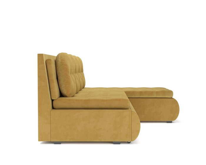 Угловой диван-кровать Кормак желтого цвета - лучшие Угловые диваны в INMYROOM
