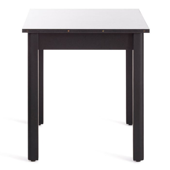 Раздвижной обеденный стол Turia черно-белого цвета - лучшие Обеденные столы в INMYROOM