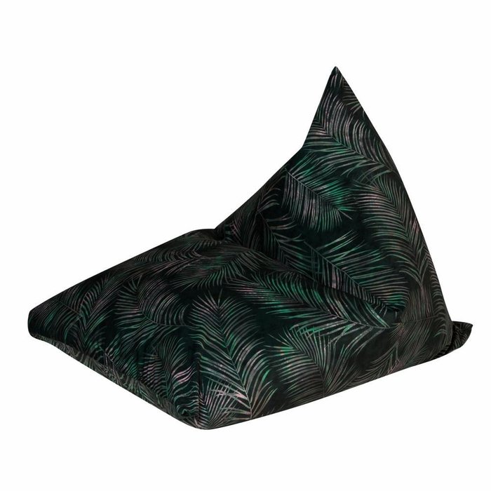 Кресло Пирамида тропики черно-зеленого цвета