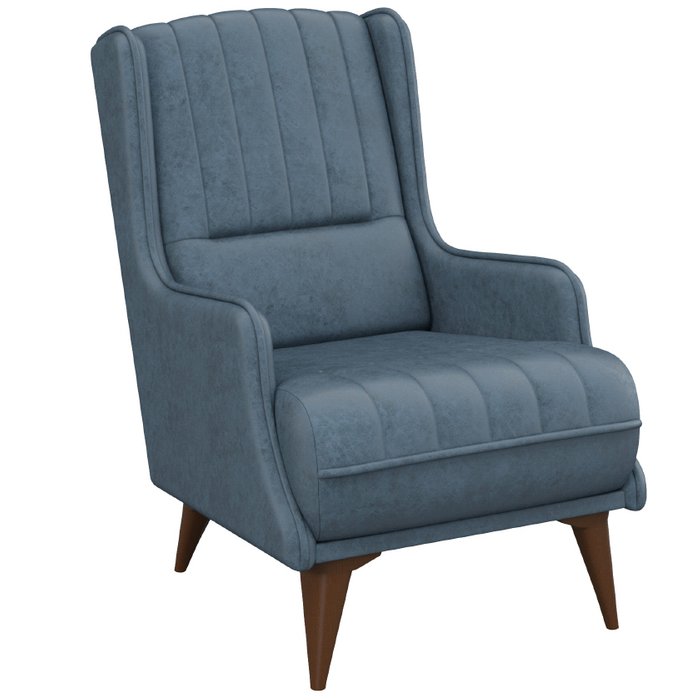 Кресло Болеро синего цвета - купить Интерьерные кресла по цене 16508.0