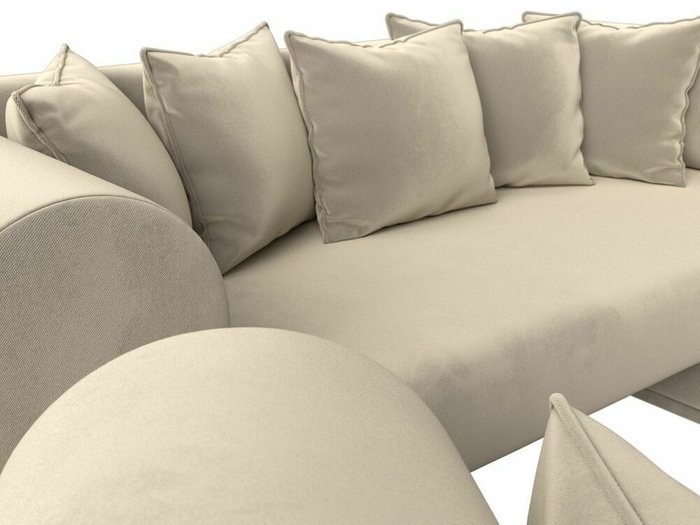 Набор мягкой мебели Кипр 3 бежевого цвета - лучшие Комплекты мягкой мебели в INMYROOM