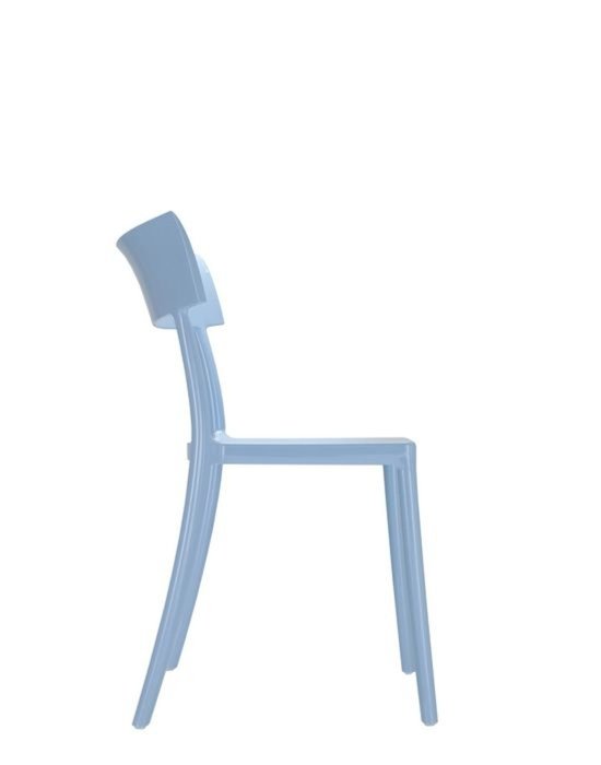 Стул Catwalk голубого цвета - лучшие Обеденные стулья в INMYROOM