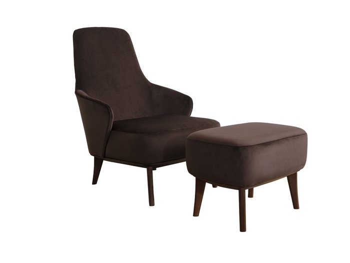 Кресло Oskar коричневого цвета - купить Интерьерные кресла по цене 52650.0