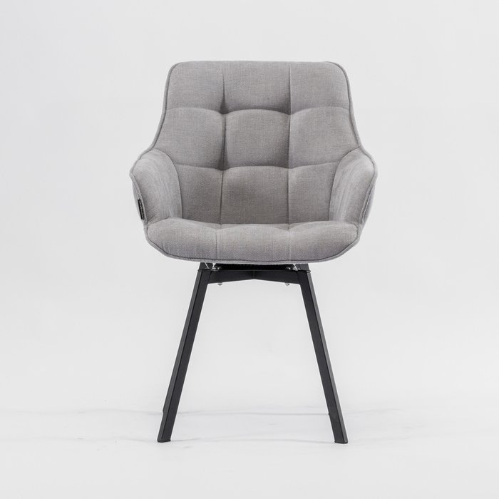 Стул вращающийся Авиано светло-серого цвета - купить Обеденные стулья по цене 14990.0