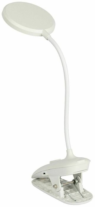 Настольная лампа NLED-513 Б0057209 (пластик, цвет белый) - купить Рабочие лампы по цене 1381.0