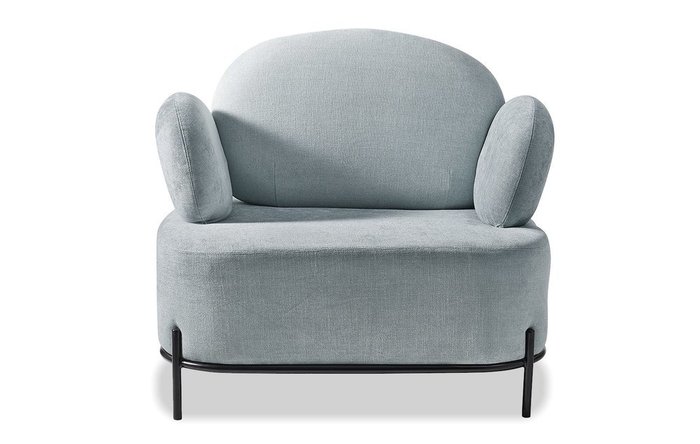 Кресло Coco серо-голубого цвета - лучшие Интерьерные кресла в INMYROOM