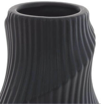 Керамическая ваза темно-серого цвета - купить Вазы  по цене 2945.0