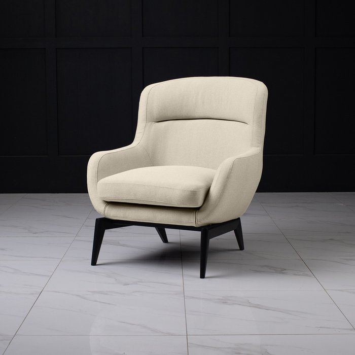 Кресло Lopa белого цвета - лучшие Интерьерные кресла в INMYROOM