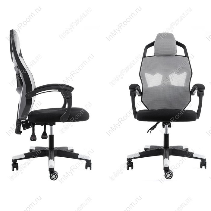 Компьютерное кресло Knight черно-серого цвета - купить Офисные кресла по цене 10770.0