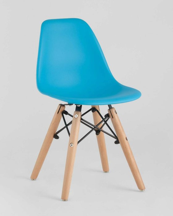 Стул детский голубого цвета - купить Обеденные стулья по цене 4990.0