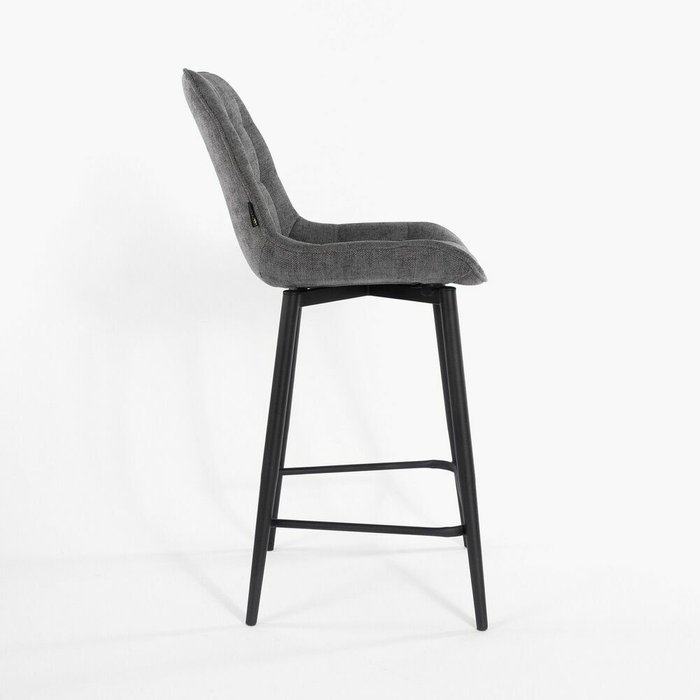 Полубарный стул Толедо темно-серого цвета - лучшие Барные стулья в INMYROOM