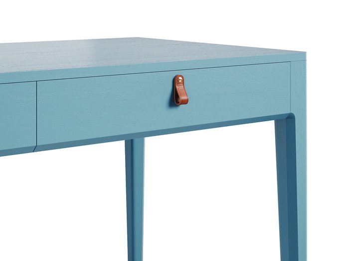Рабочий стол Case голубого цвета - лучшие Письменные столы в INMYROOM