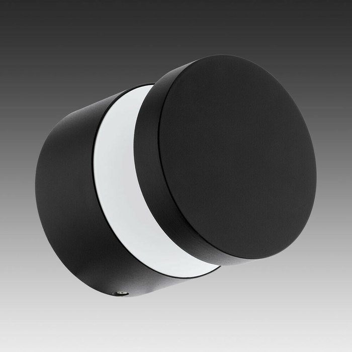 Уличный настенный светодиодный светильник Melzo черно-белого цвета - купить Настенные уличные светильники по цене 4490.0
