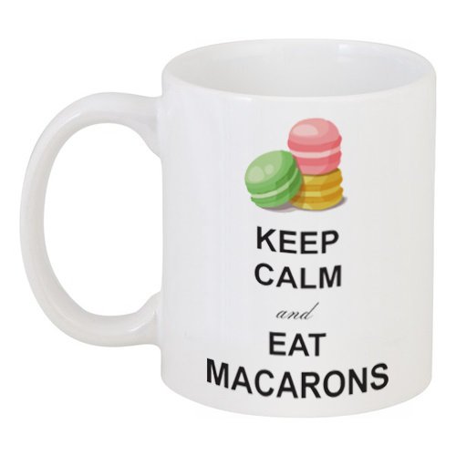 Кружка керамическая Macarons с рисунком