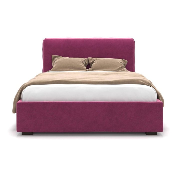 Кровать Brooklyn  с подъемным механизмом розовая 140х200 - лучшие Кровати для спальни в INMYROOM