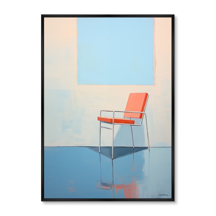 Репродукция картины Chair collection, Pure and simple, No 1, 2024г.