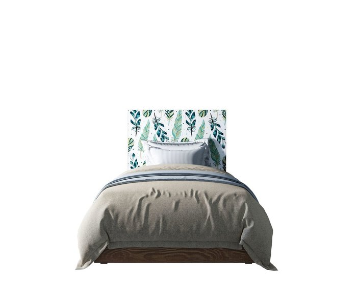 Кровать Berber 120х200 бело-зеленого цвета