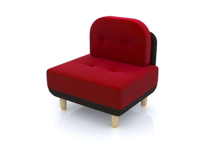 Кресло Торли красного цвета - купить Интерьерные кресла по цене 19990.0