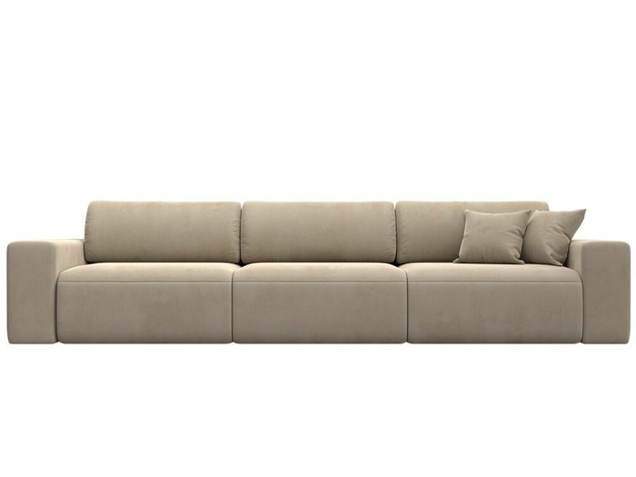 Диван-кровать Лига 036 Классик Лонг бежевого цвета - купить Прямые диваны по цене 96999.0