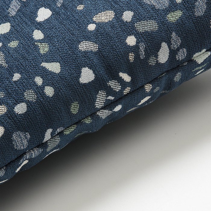 Чехол для декоративной подушки Marais fabric dark blue terrazzo - купить Чехлы для подушек по цене 3690.0