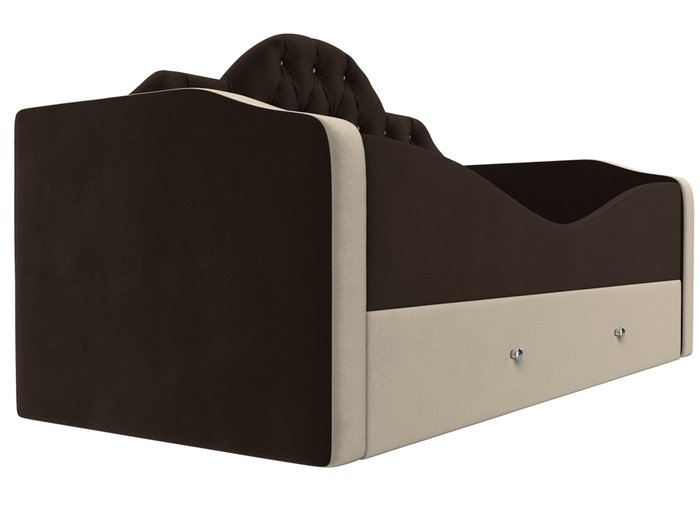Детская кровать Скаут 72х160 бежево-коричневого цвета  - лучшие Одноярусные кроватки в INMYROOM