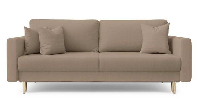 Диван-кровать Астро 150х200 светло-коричневого цвета - купить Прямые диваны по цене 50900.0